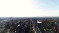 Aerial view of Lutsk city