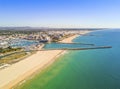 Aerial view of luxurious and touristic Vilamoura, Algarve, Portugal Royalty Free Stock Photo