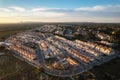 Aerial view luxury villas of Pinar de Campoverde. Spain