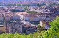 An aerial view of Lyon, France Royalty Free Stock Photo