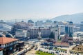 aerial view of macedonian capital skopje taken from the kale fortress....IMAGE