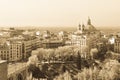 Aerial view of Madrid, Spain Royalty Free Stock Photo