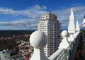 Aerial view in Madrid. Spain. Royalty Free Stock Photo