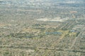 Aerial view of the Magic Johnson Park Royalty Free Stock Photo