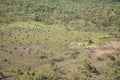 Aerial view of Magnetic Termite Mounds in Litchfield National Park Royalty Free Stock Photo