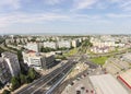 Ploiesti City , Romania, aerial view