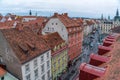 Aerial view of main shopping street Herrengasse, Graz, Austria Royalty Free Stock Photo