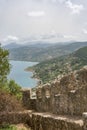 Aerial view of the majestic city of Cefalu in Sicily, southern Italy Royalty Free Stock Photo