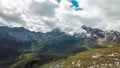 Greilkopf - Aerial view of majestic mountain peak Vorderer Geisslkopf in High Tauern National Park, Carinthia, Austria