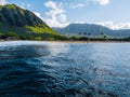 Aerial view of Makaha beach