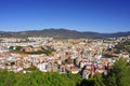 Aerial view of Malaga city