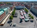 Aerial view Malmo city centre