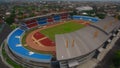 Aerial view of Mandala Krida Stadium. This is one of stadiums in Yogyakarta, Indonesia that will be the stadiums for World Cup U22