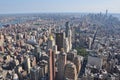 Aerial view of Manhattan from the Empire State Building in New York Royalty Free Stock Photo