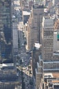 Aerial view of Manhattan from the Empire State Building in New York Royalty Free Stock Photo