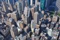 Aerial view of Manhattan from the Empire State Building in New York Royalty Free Stock Photo