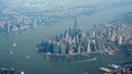 Aerial view of Manhattan