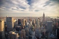 Aerial view Manhattan