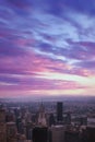 Aerial view of Manhattan skyscraper from Empire state building Royalty Free Stock Photo