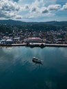 The Aerial View of Mardika, Traditional Market in Ambon City Royalty Free Stock Photo