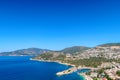 Aerial view of the Marina, Gocek, Fethiye, Turkey. Royalty Free Stock Photo