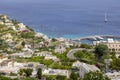 Aerial view of  Marina Grande the main port on the island, Capri Island, Naples, Italy Royalty Free Stock Photo