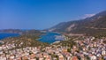 Aerial view of the marina in Kas district, Antalya Royalty Free Stock Photo