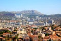 Aerial view of Marseille City