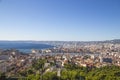 Aerial View of Marseille City and Harbor, France Royalty Free Stock Photo