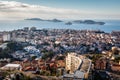 Aerial View of Marseille City and Islands in Background