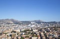 Aerial View of Marseille City and new stadium, France Royalty Free Stock Photo