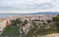 Aerial view on Marseille Royalty Free Stock Photo