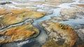 Aerial View Of Marshes: Atmospheric Color Washes And Environmental Activism