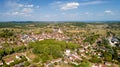 Aerial view of Martel village