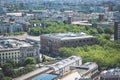 Aerial view of the Martin Gropius Bau in Berlin, Kreuzber