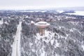 Aerial view of Matinkyla neighborhood of Espoo, Finland Royalty Free Stock Photo