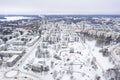 Aerial view of Matinkyla neighborhood of Espoo, Finland Royalty Free Stock Photo