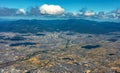 Aerial view of Matsuyama, Ehime, Japan