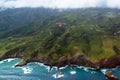 Pacific surf on the east coast of the island of Maui in Hawaii