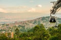 Aerial view of Medellin city