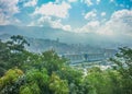 Aerial View of Medellin from Nutibara Hill Royalty Free Stock Photo