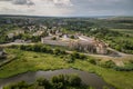 Aerial view of ÃÂ° medieval fortress in Medzhybizh, Khmelnytska Oblast, Ukraine