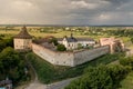 Aerial view of ÃÂ° medieval fortress in Medzhybizh, Khmelnytska Oblast, Ukraine