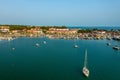 Aerial view of Medulin town in Croatia