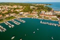 Aerial view of Medulin town in Croatia Royalty Free Stock Photo