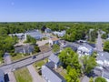 Medway aerial view, Massachusetts, USA Royalty Free Stock Photo