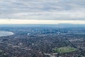 Aerial view of Melbourne, Australia Royalty Free Stock Photo