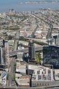Aerial View of Melbourne City Royalty Free Stock Photo