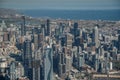 Aerial view of Melbourne city, Australia Royalty Free Stock Photo