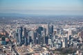 Aerial view of Melbourne city, Australia Royalty Free Stock Photo